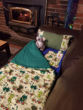 Load image into Gallery viewer, Pond of Frogs! Sleeping Bag